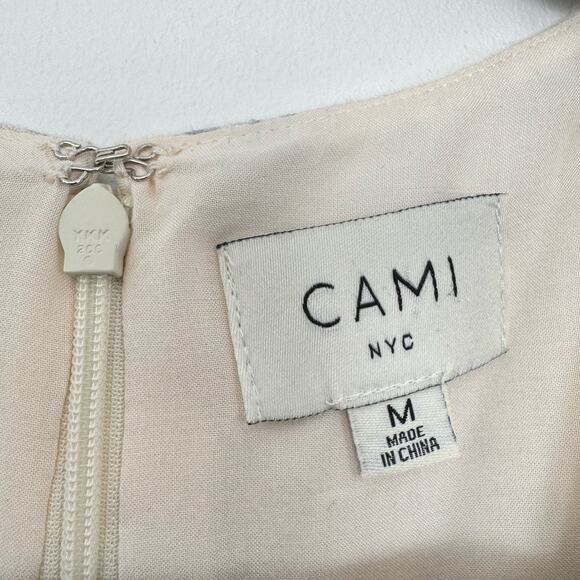 Cami NYC Meri Dress 100% Linen Long Sleeve Mini Dress Size Medium - Picture 3 of 8